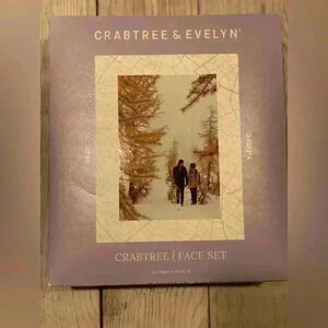 Crabtree & Evelyn Gift Box Face Set Renew Face Foam Aftershave Balm Brand New